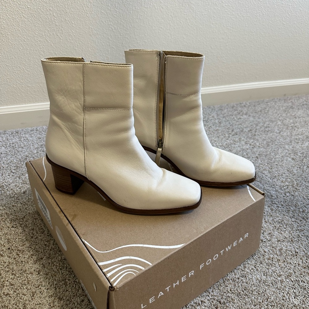Women’s patina leather boots